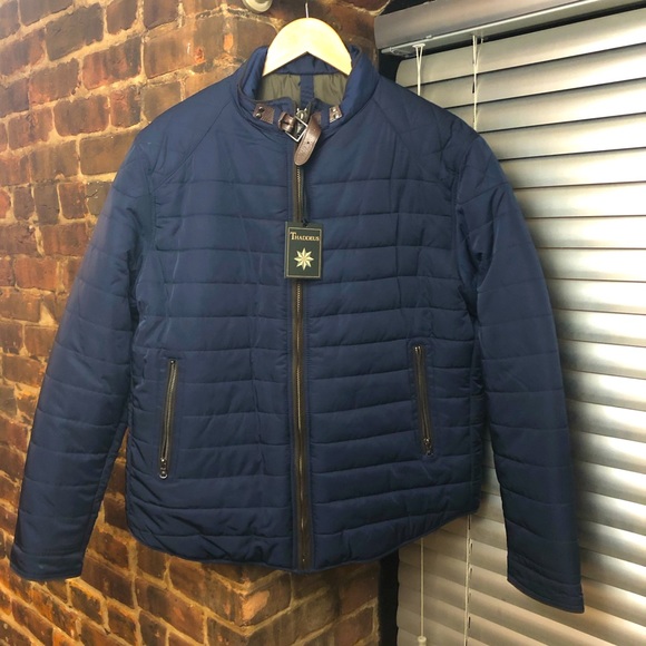 Thaddeus NWT Leather Trimmed Jacket - Picture 2 of 4